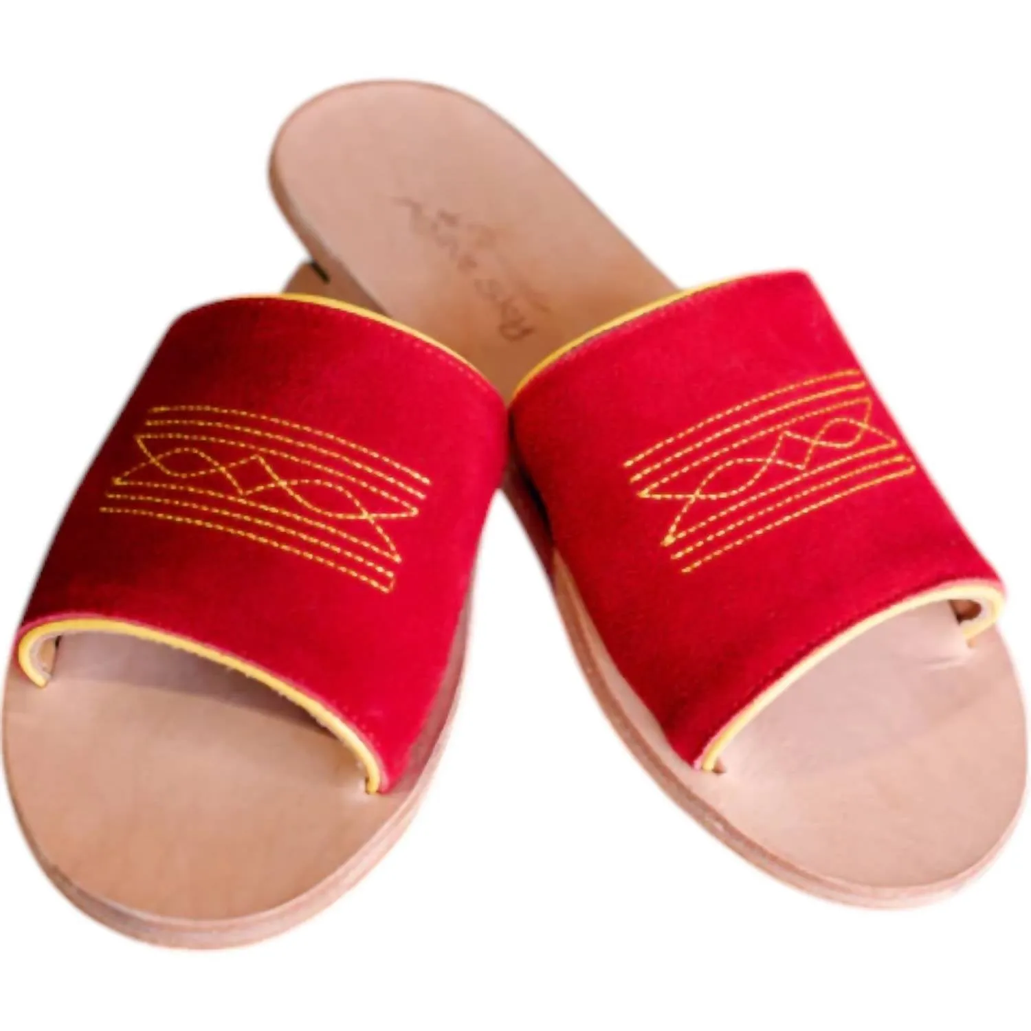 Agave Sky - Women's Brock Boot Stitch Gameday Slides