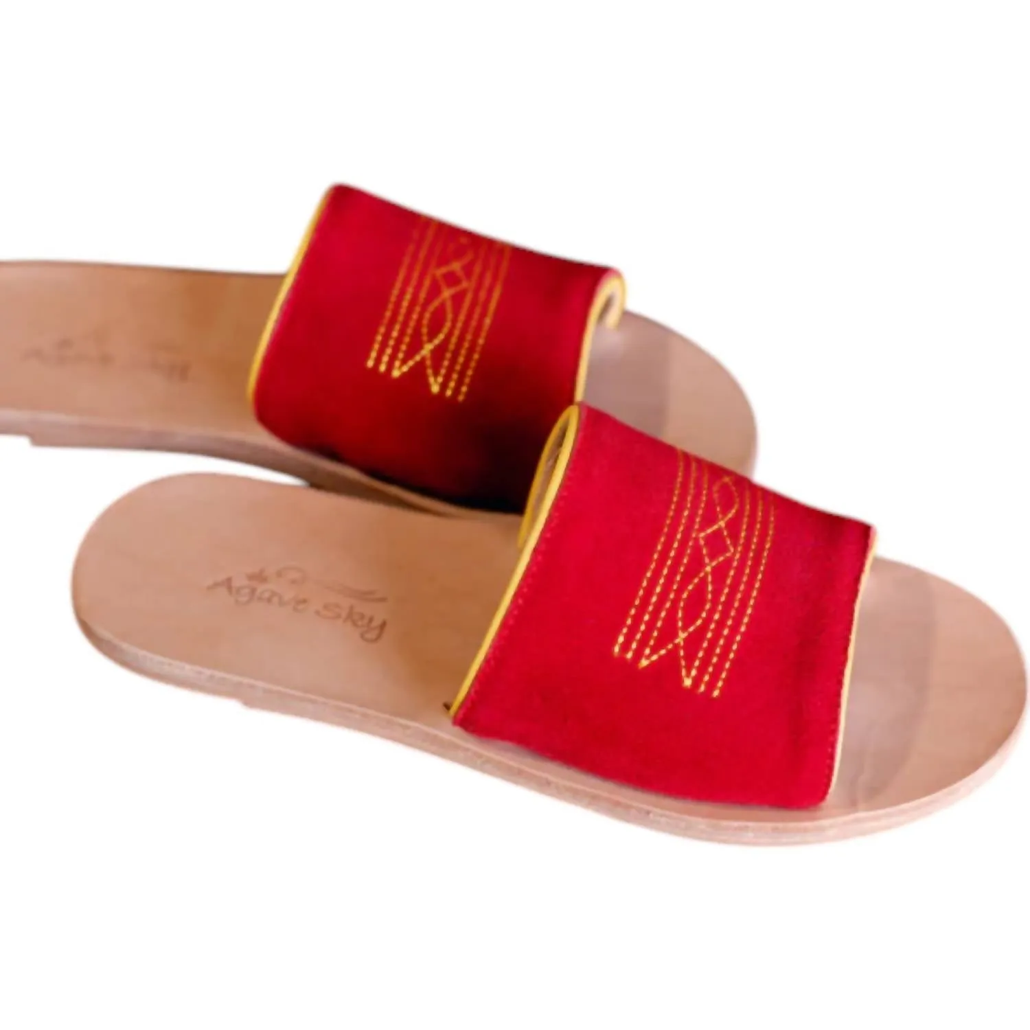 Agave Sky - Women's Brock Boot Stitch Gameday Slides