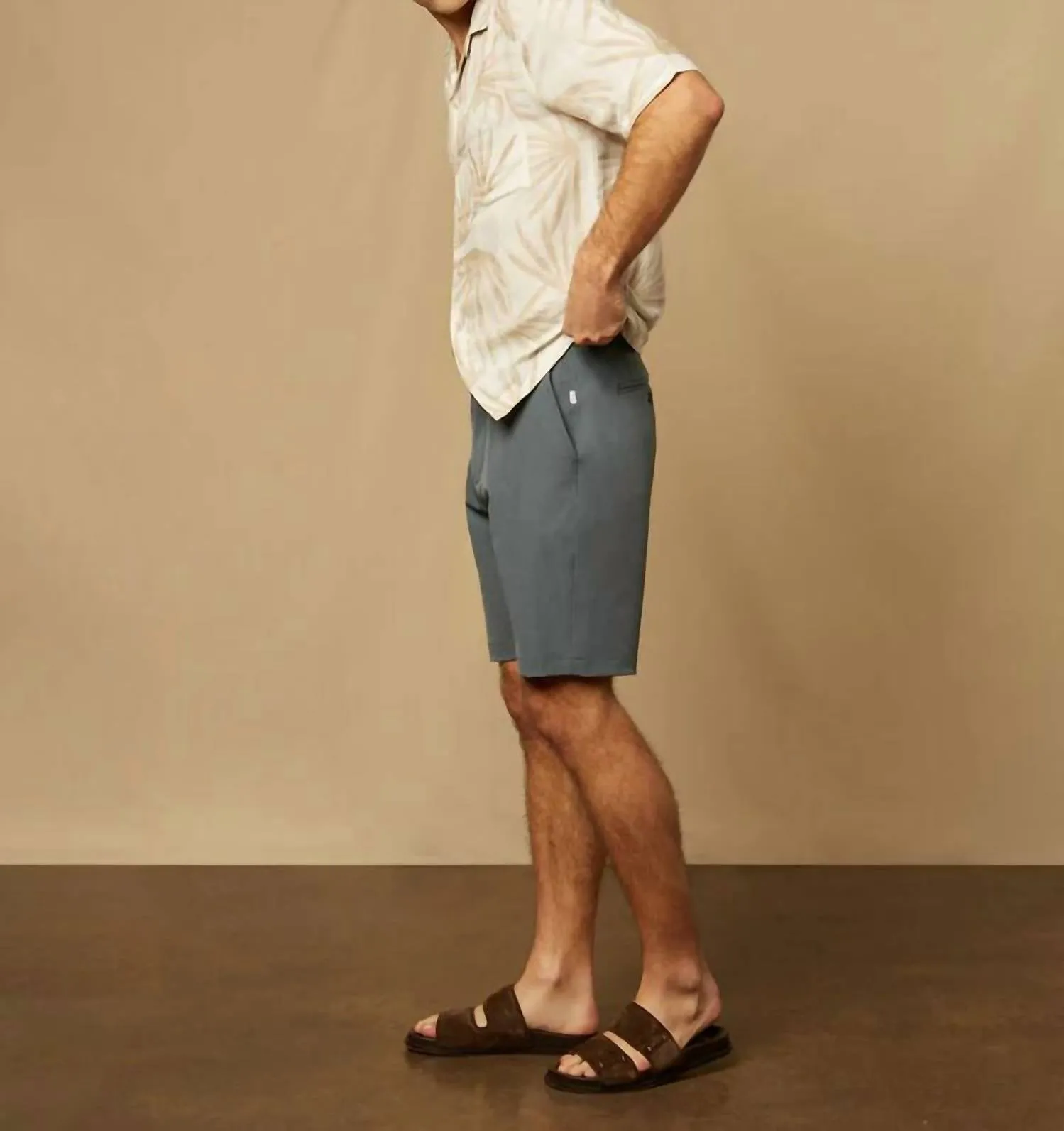 AIR LINEN CONVERTIBLE CAMP SHIRT
