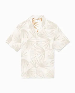 AIR LINEN CONVERTIBLE CAMP SHIRT