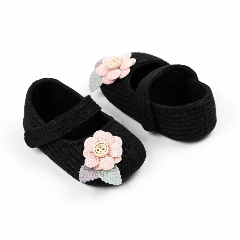 Anti-slip First Walking Shoes Baby Shoes 0-6-12 Months Girls' Shoes