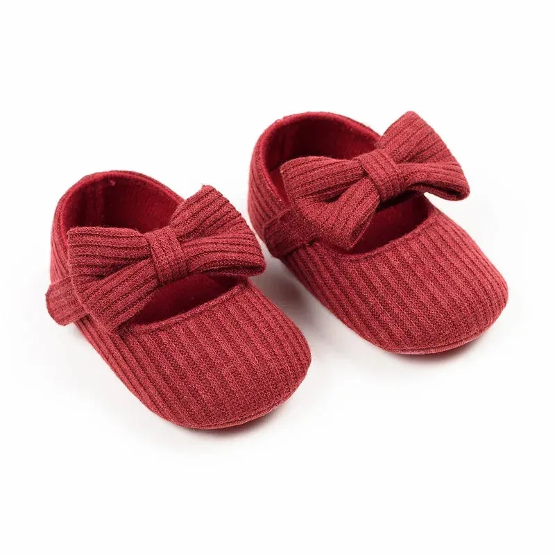 Anti-slip First Walking Shoes Baby Shoes 0-6-12 Months Girls' Shoes