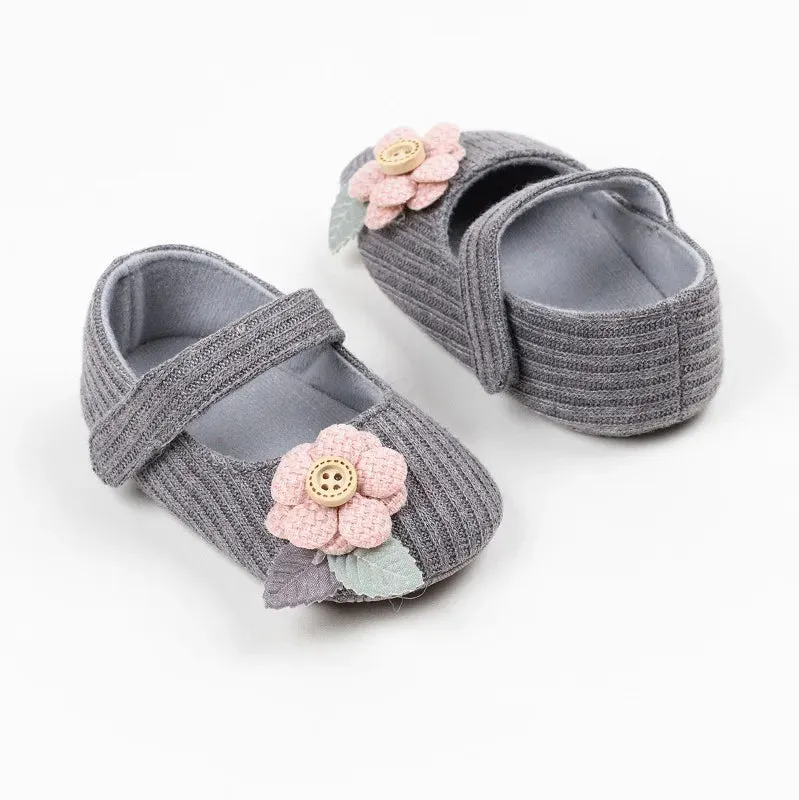 Anti-slip First Walking Shoes Baby Shoes 0-6-12 Months Girls' Shoes