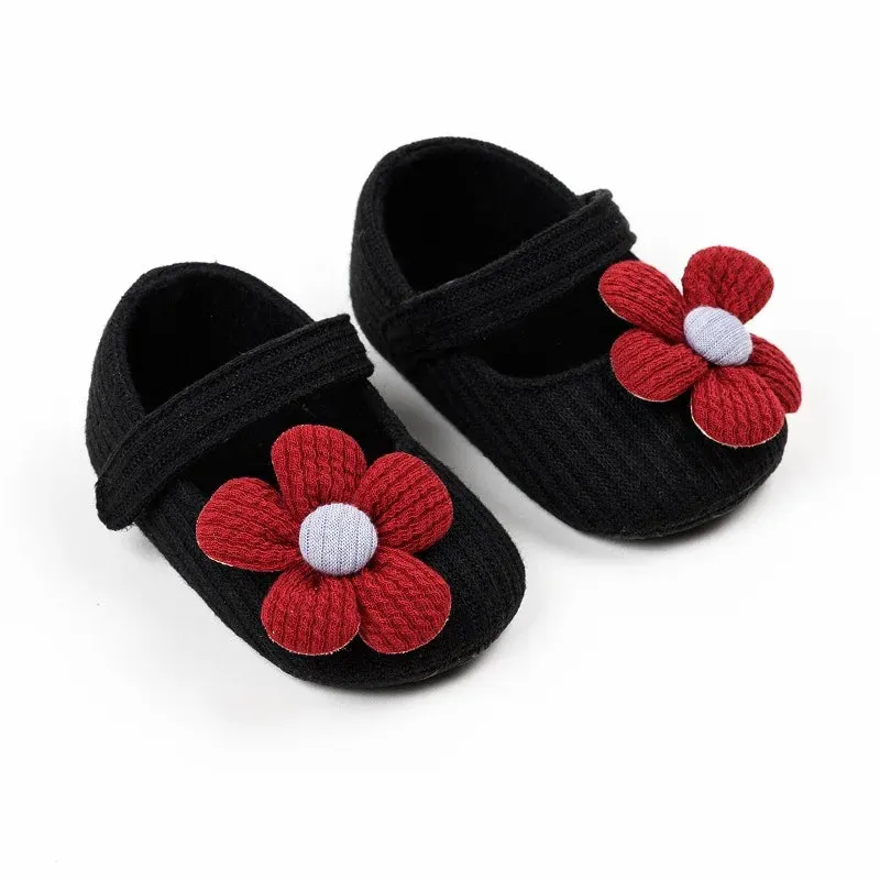 Anti-slip First Walking Shoes Baby Shoes 0-6-12 Months Girls' Shoes