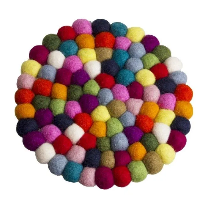 Big Bad Wool Felted Ball Trivet