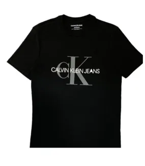 Calvin Klein Men's Short Sleeve Monogram Logo T-Shirt