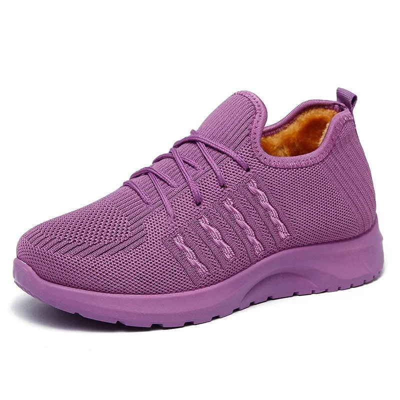 Cuzcare Women Orthopedic Shoes Plus Fur Winter Shoes