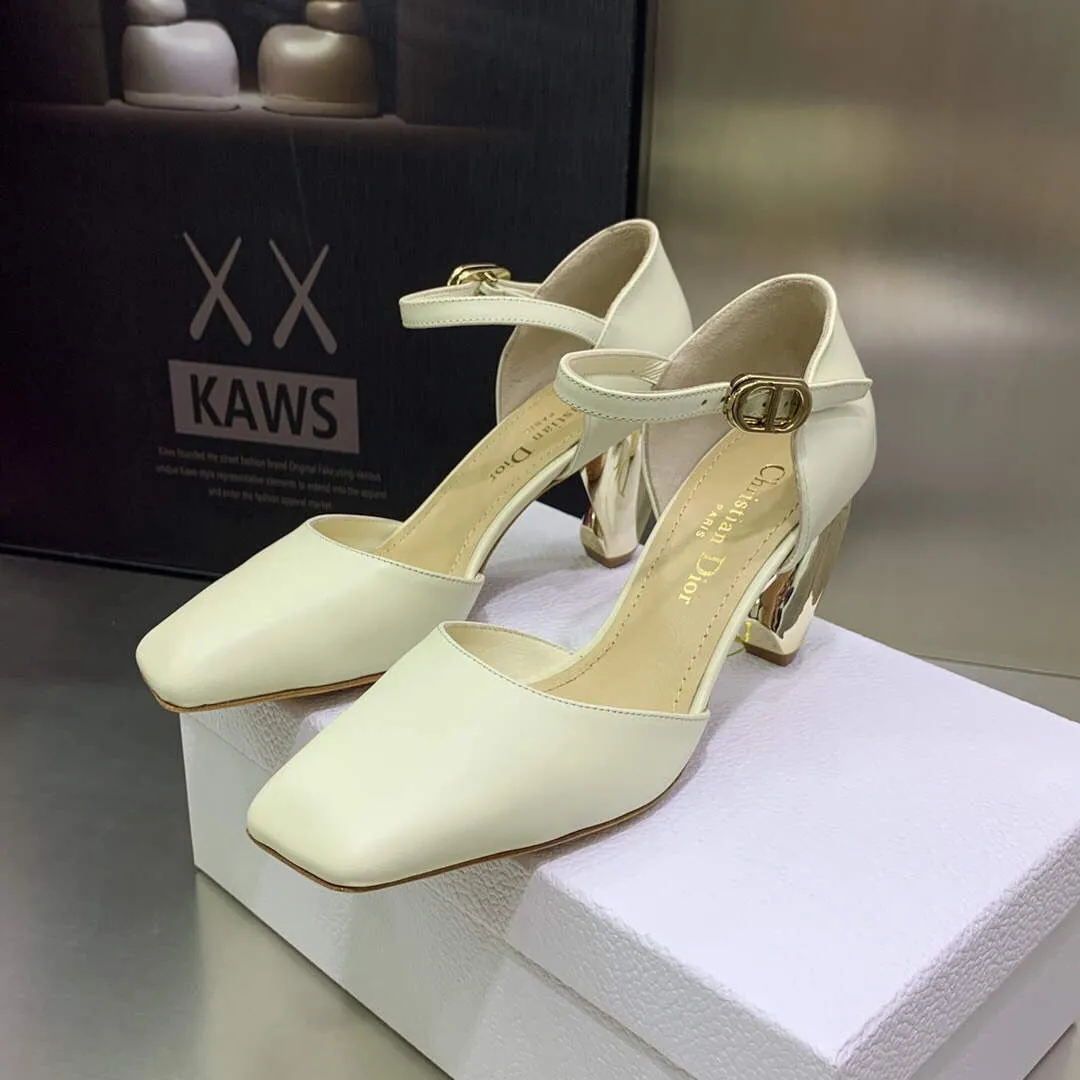 Dior Women’s Shoes Rhodes Heeled Shaped and hollow Shoes