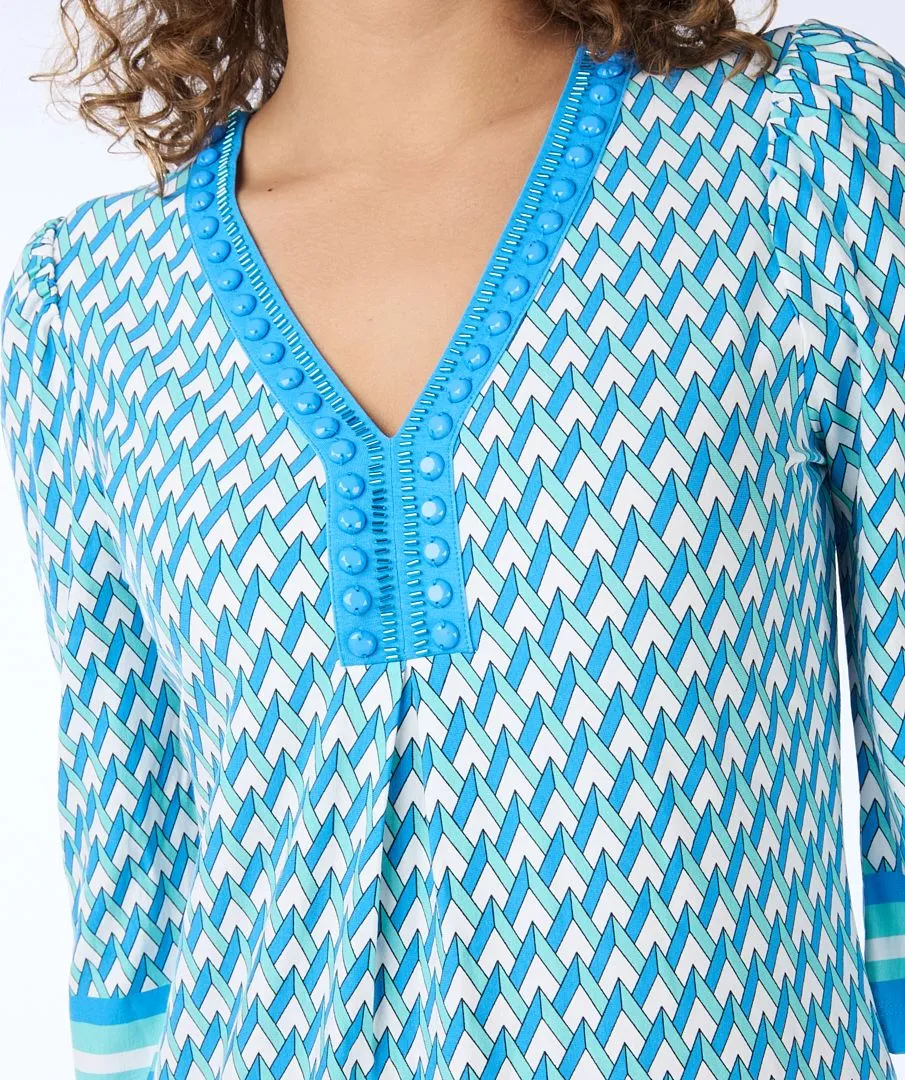 Dress Beads Bayside Print