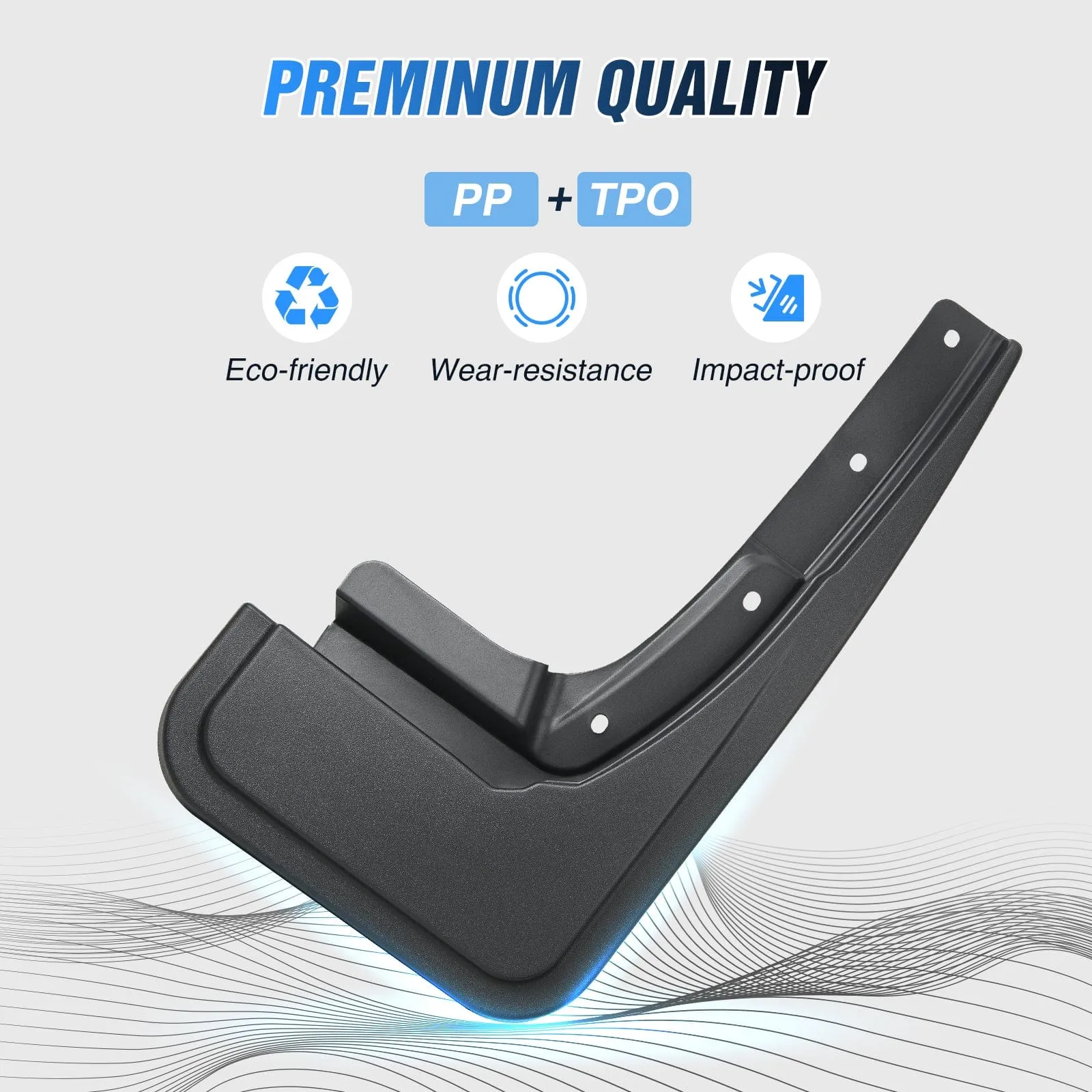 Front & Rear Set Mud Flaps for Ford Maverick 2022 2023 2024 2025