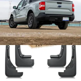Front & Rear Set Mud Flaps for Ford Maverick 2022 2023 2024 2025