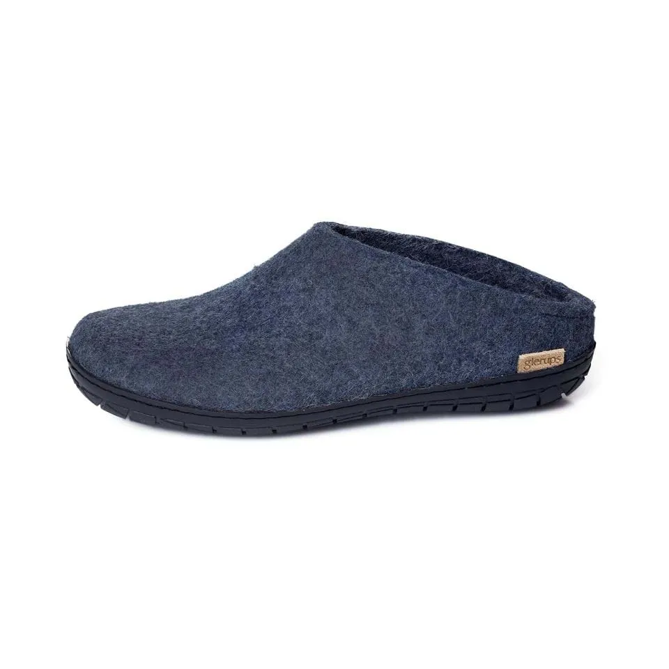 Glerups - The Slip-On  Honey Rubber Sole - Denim
