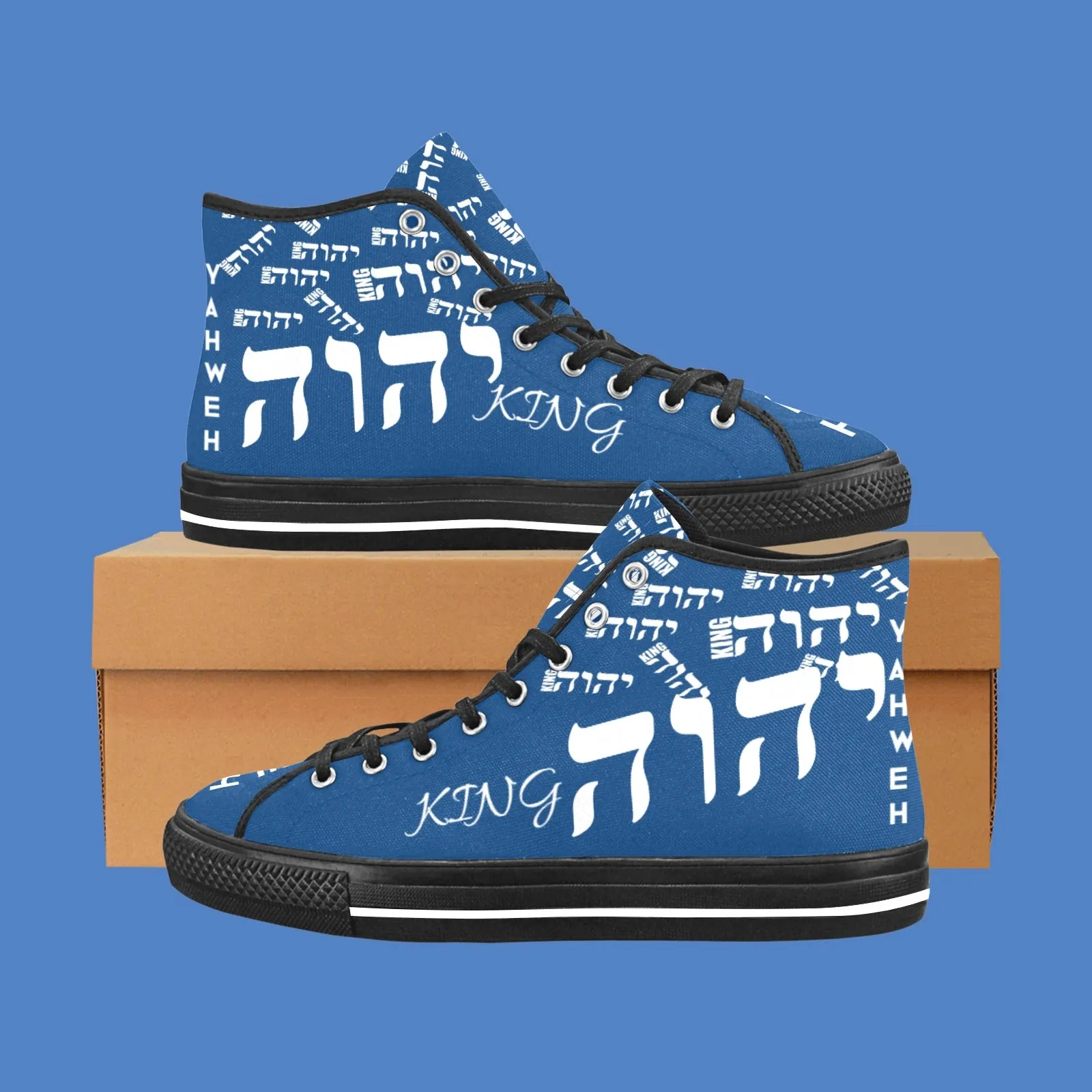 KING YAHWEH (A-LIST CLASS) High Top Canvas Men's Shoes