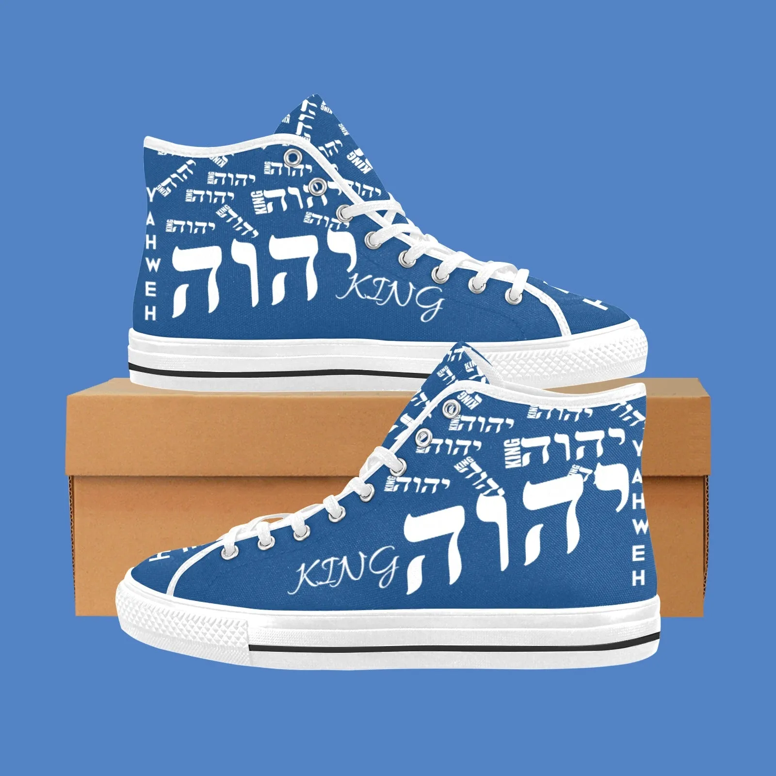 KING YAHWEH (A-LIST CLASS) High Top Canvas Men's Shoes