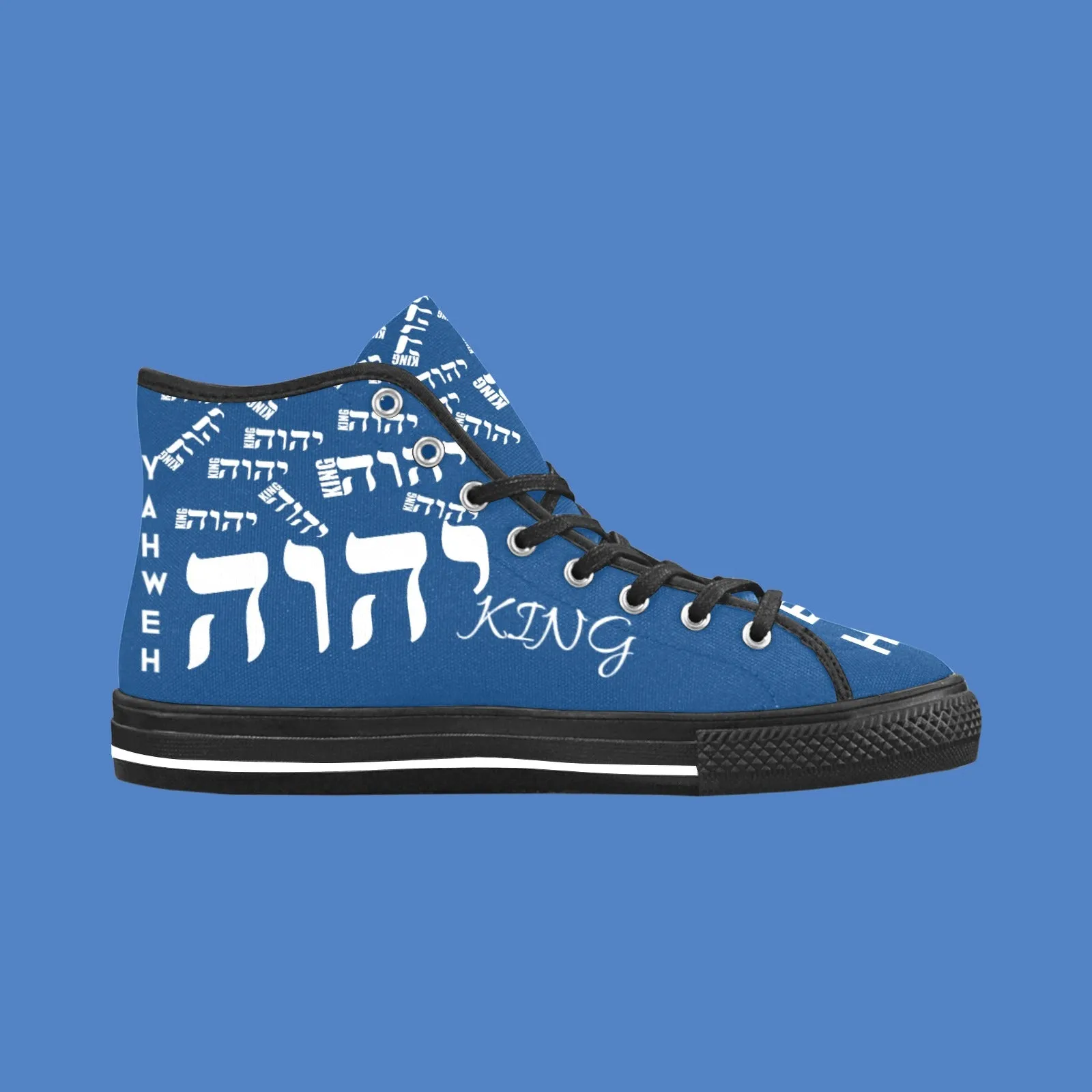 KING YAHWEH (A-LIST CLASS) High Top Canvas Men's Shoes