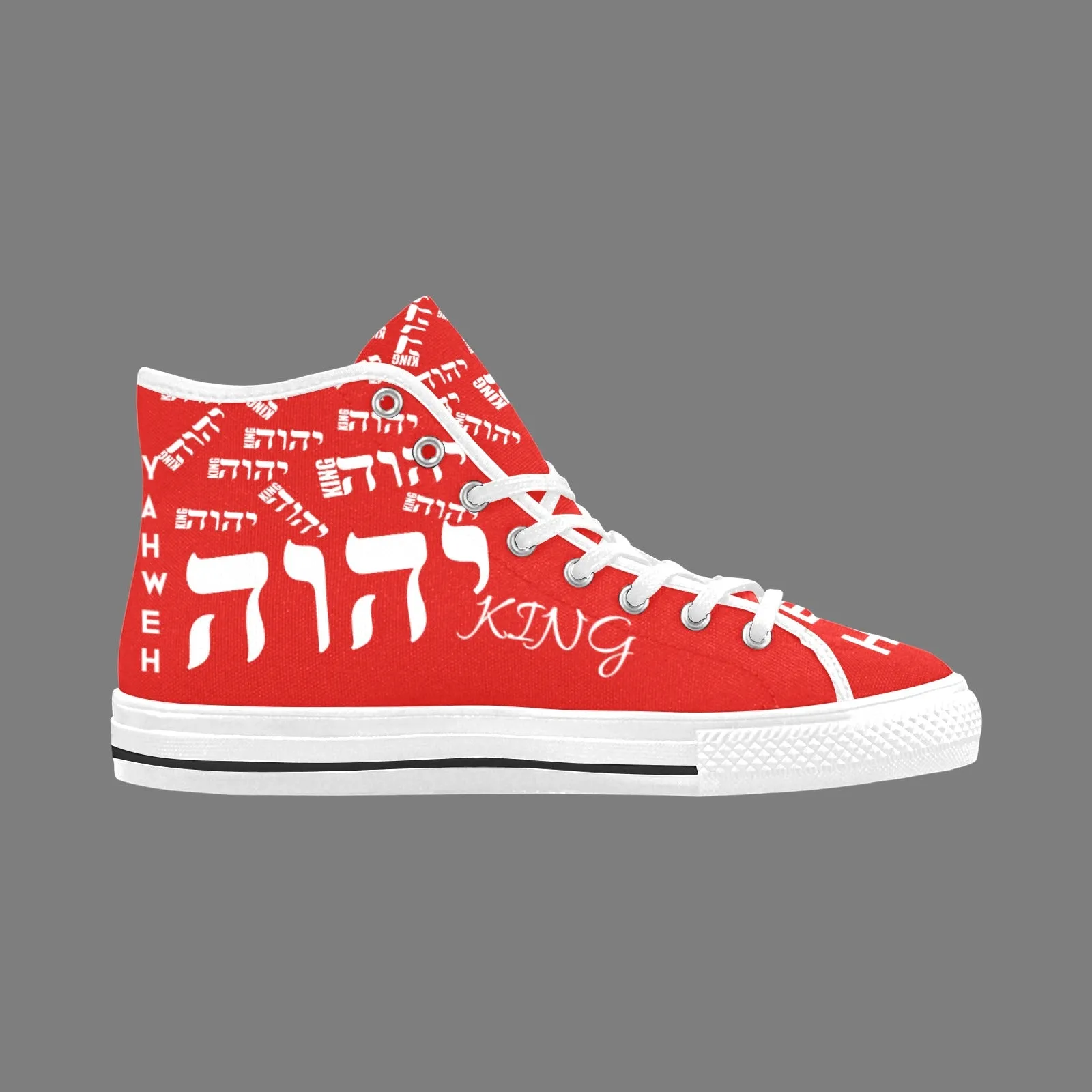 KING YAHWEH (A-LIST CLASS) High Top Canvas Men's Shoes