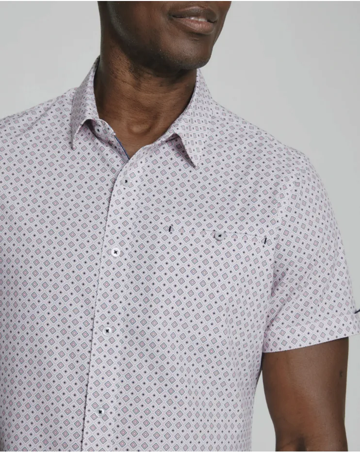 Lithos  Button Down - Coral