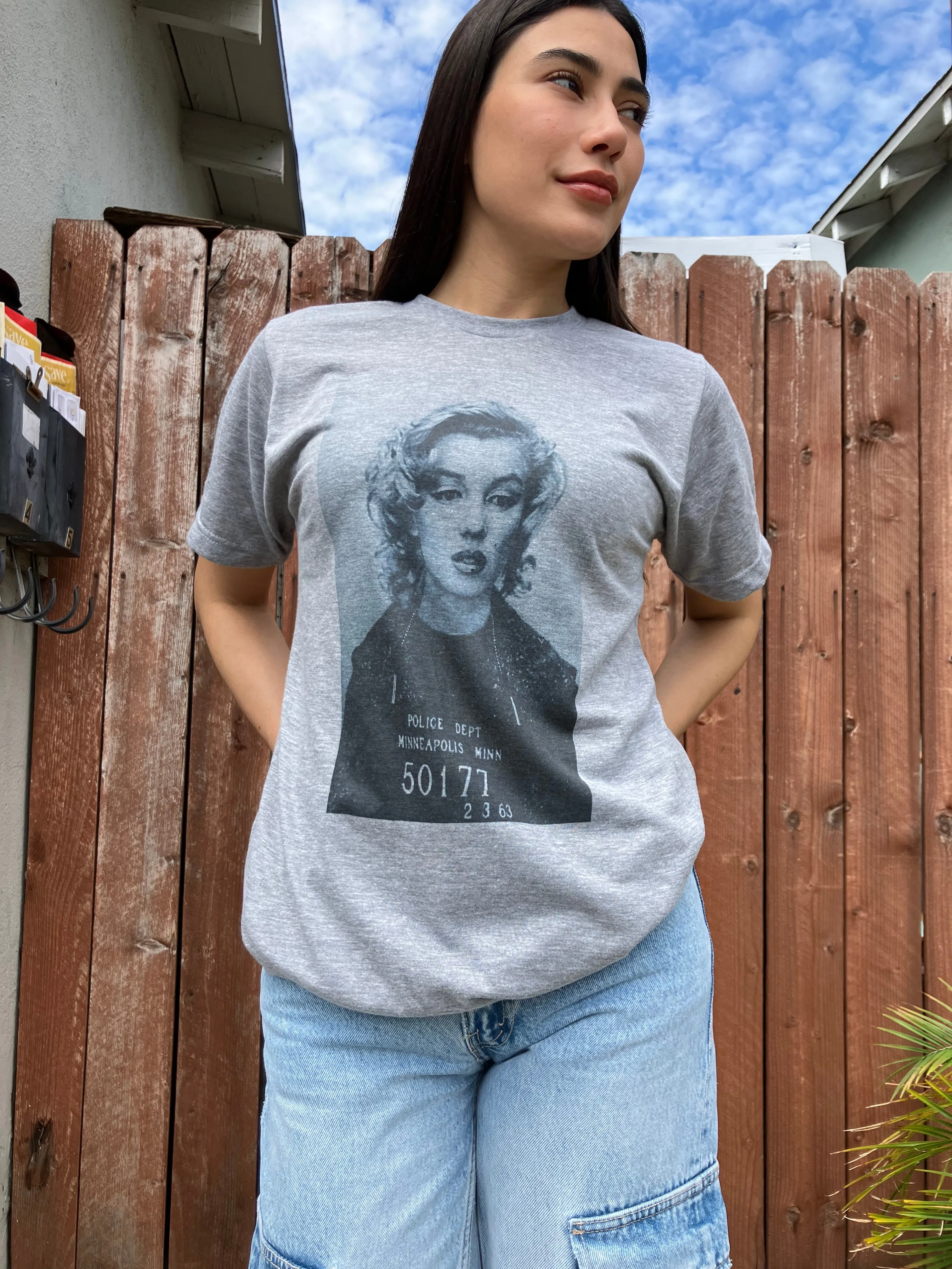 Marilyn Monroe Retro Vintage Graphic Design T-shirt