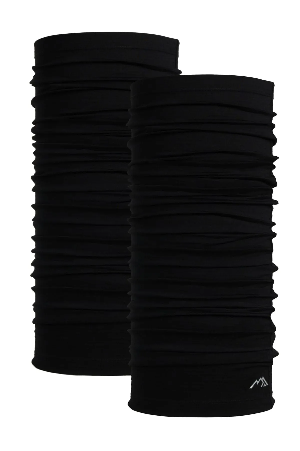Merino Neck Gaiter 165 Black pack of 2