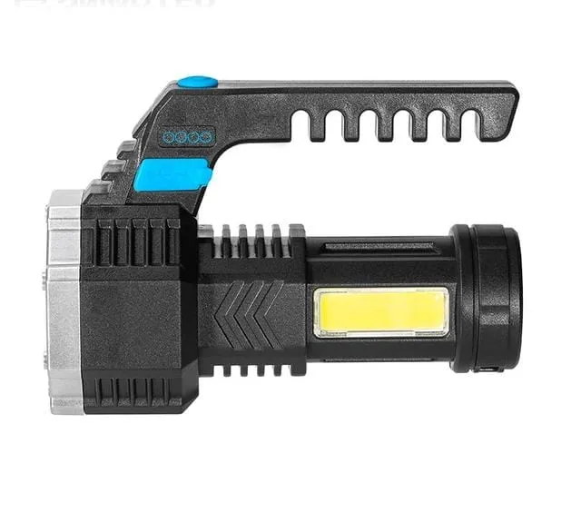 Multifunction High power LED flashlight camping torch 7 lamp beads