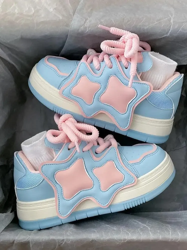 Pastel Colored Sports Sneakers