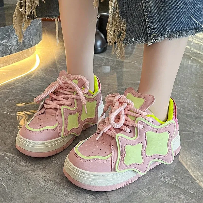 Pastel Colored Sports Sneakers