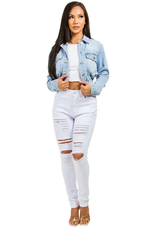 She she DENIM JACKET