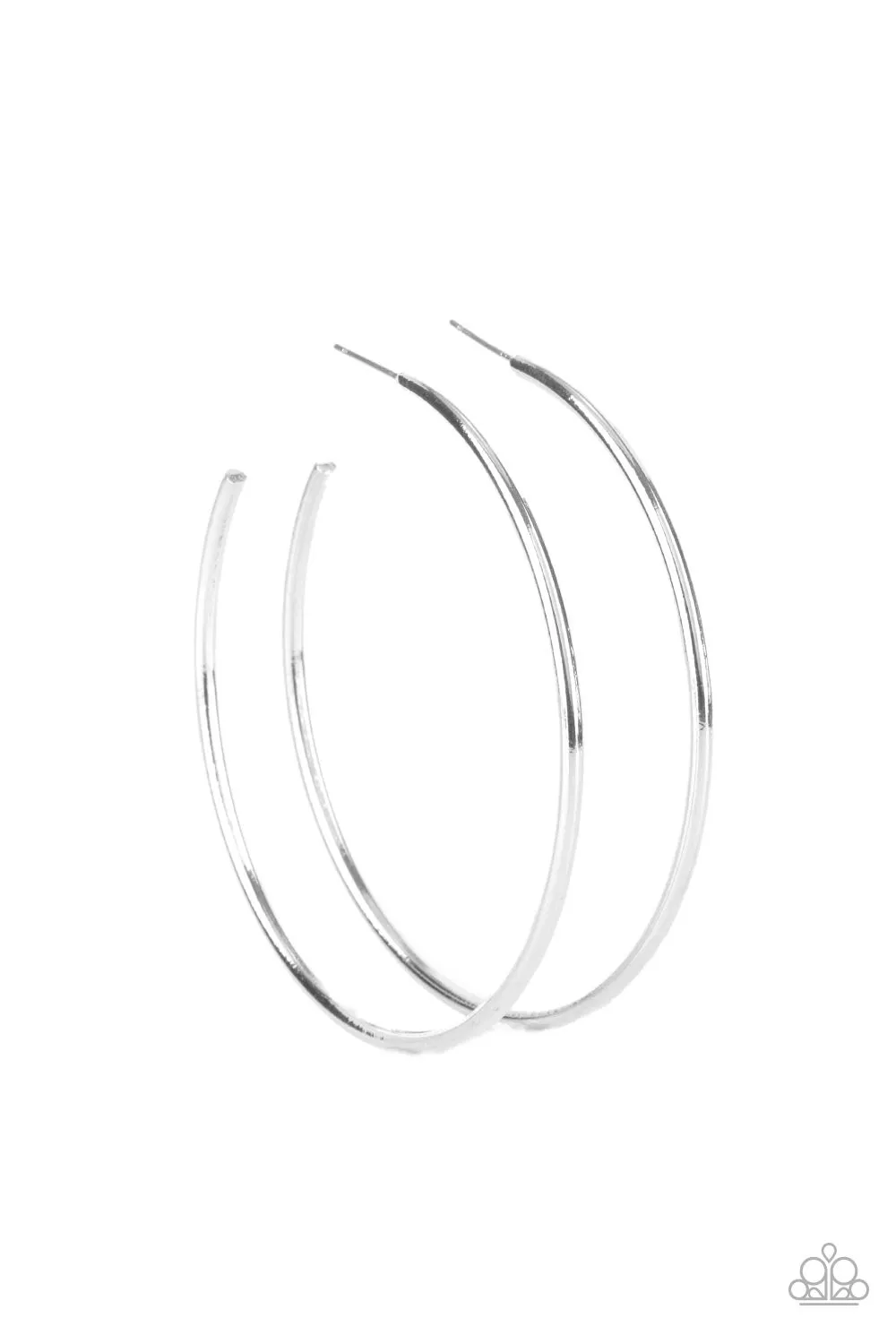 Silver Hoops