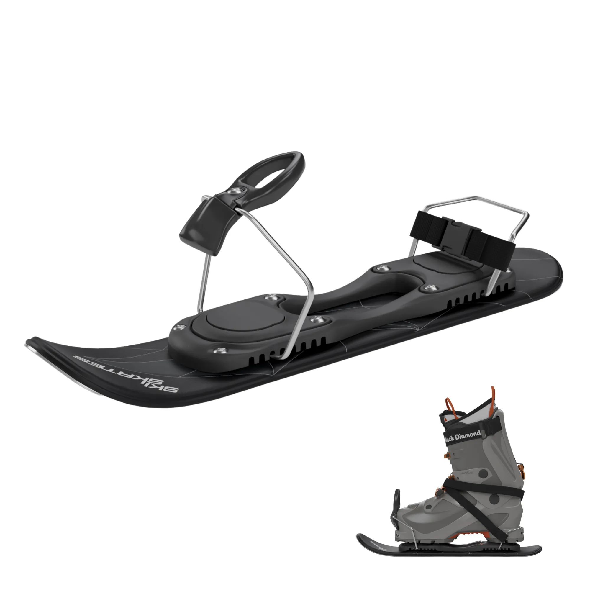 Skiskates by Snowfeet* | 44 CM | Skiblades Snowblades Skiboards Mini Skis