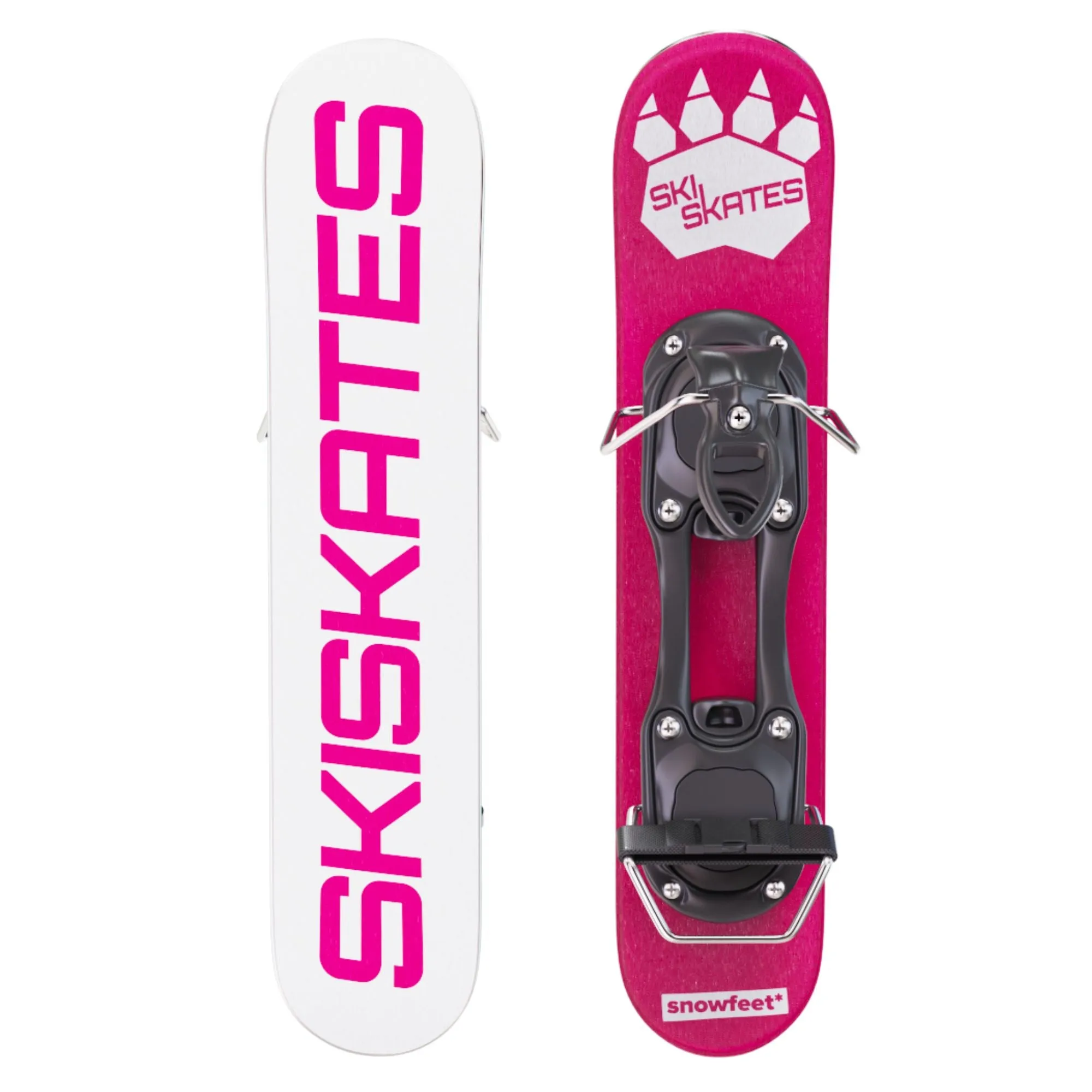 Skiskates by Snowfeet* | 44 CM | Skiblades Snowblades Skiboards Mini Skis