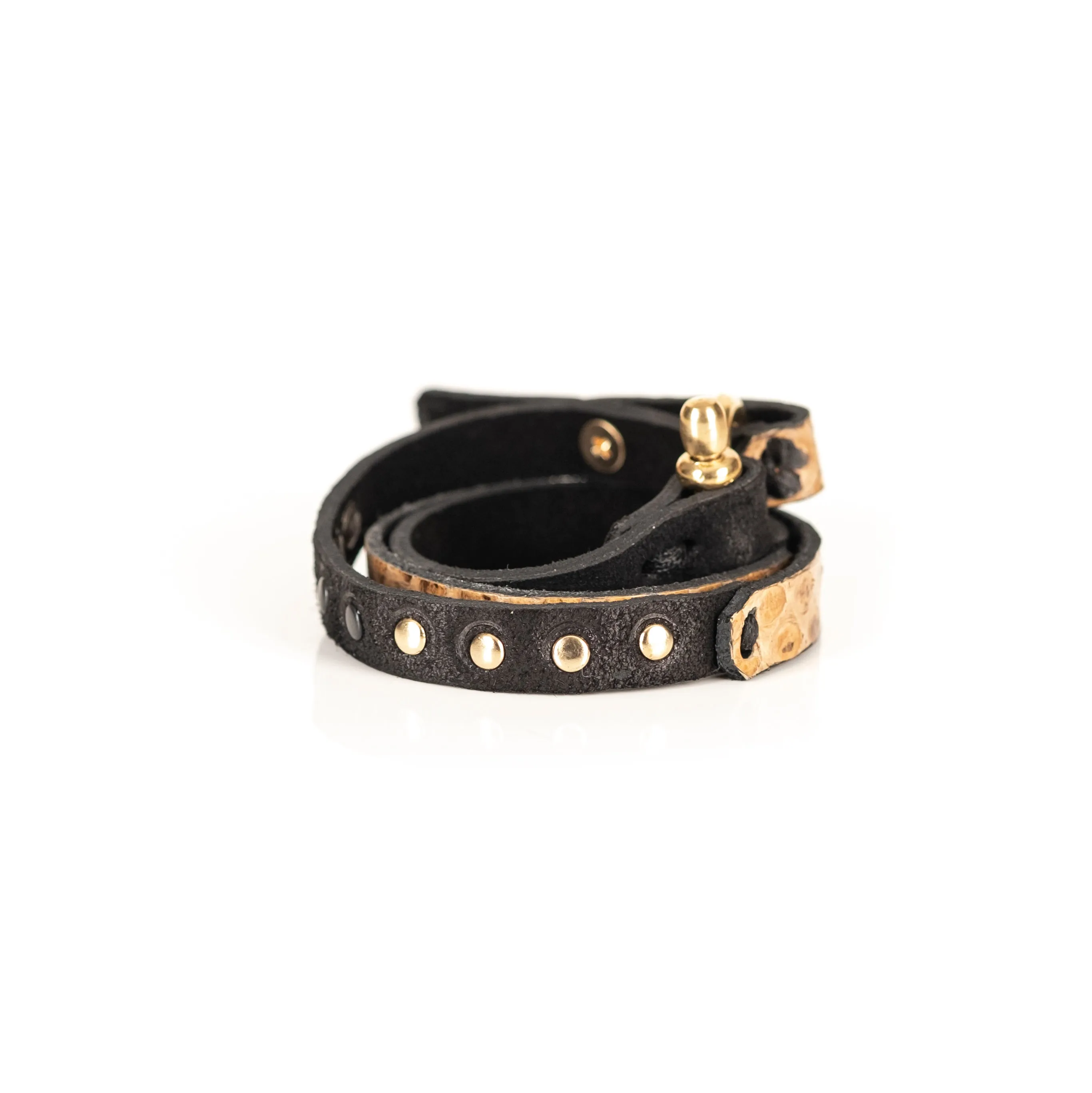 The Buckle Tan Leather Double Wrap