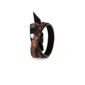 The Duo Leather Double Wrap Bracelet