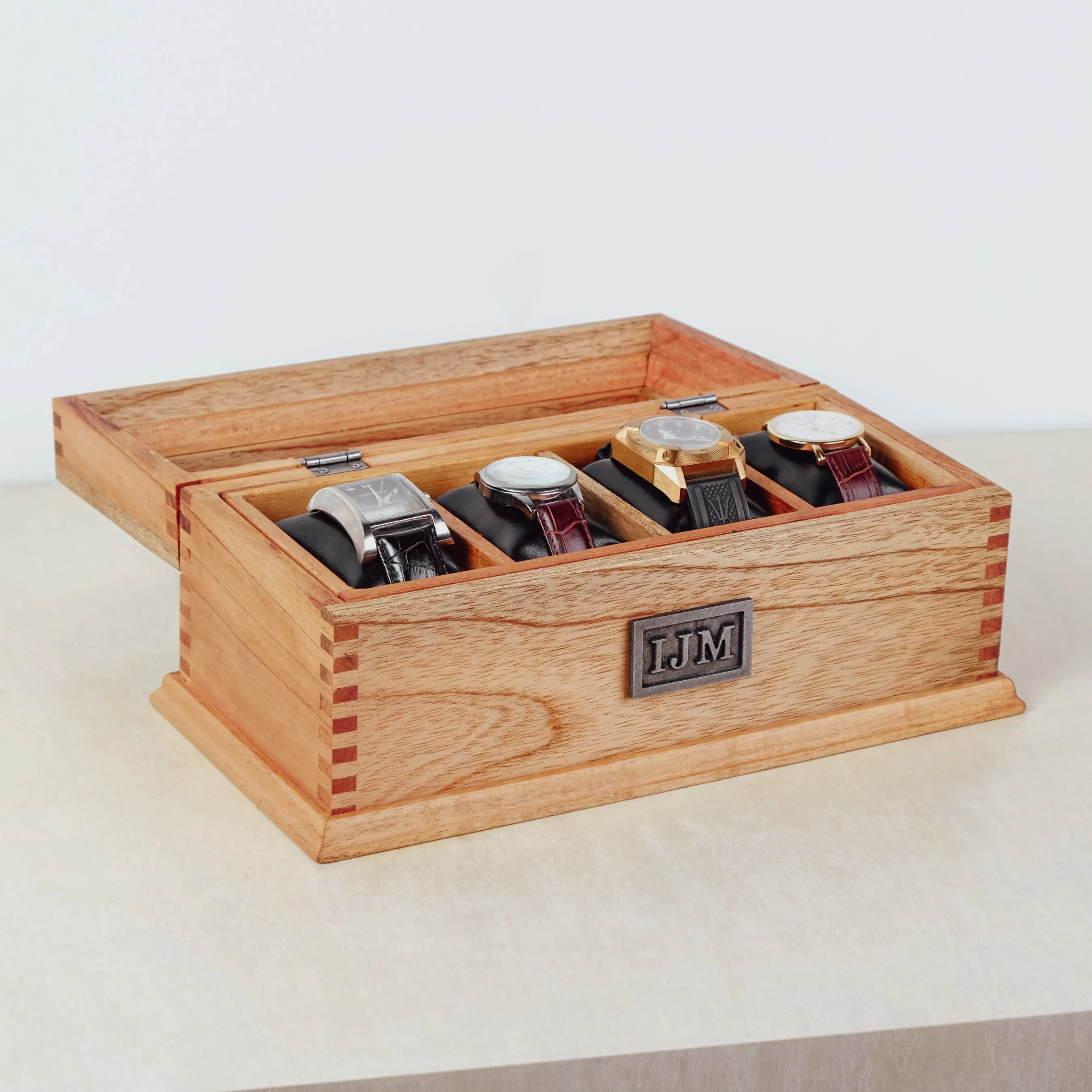 Watch Box N.4 with Secret Compartment - Cedar Wood