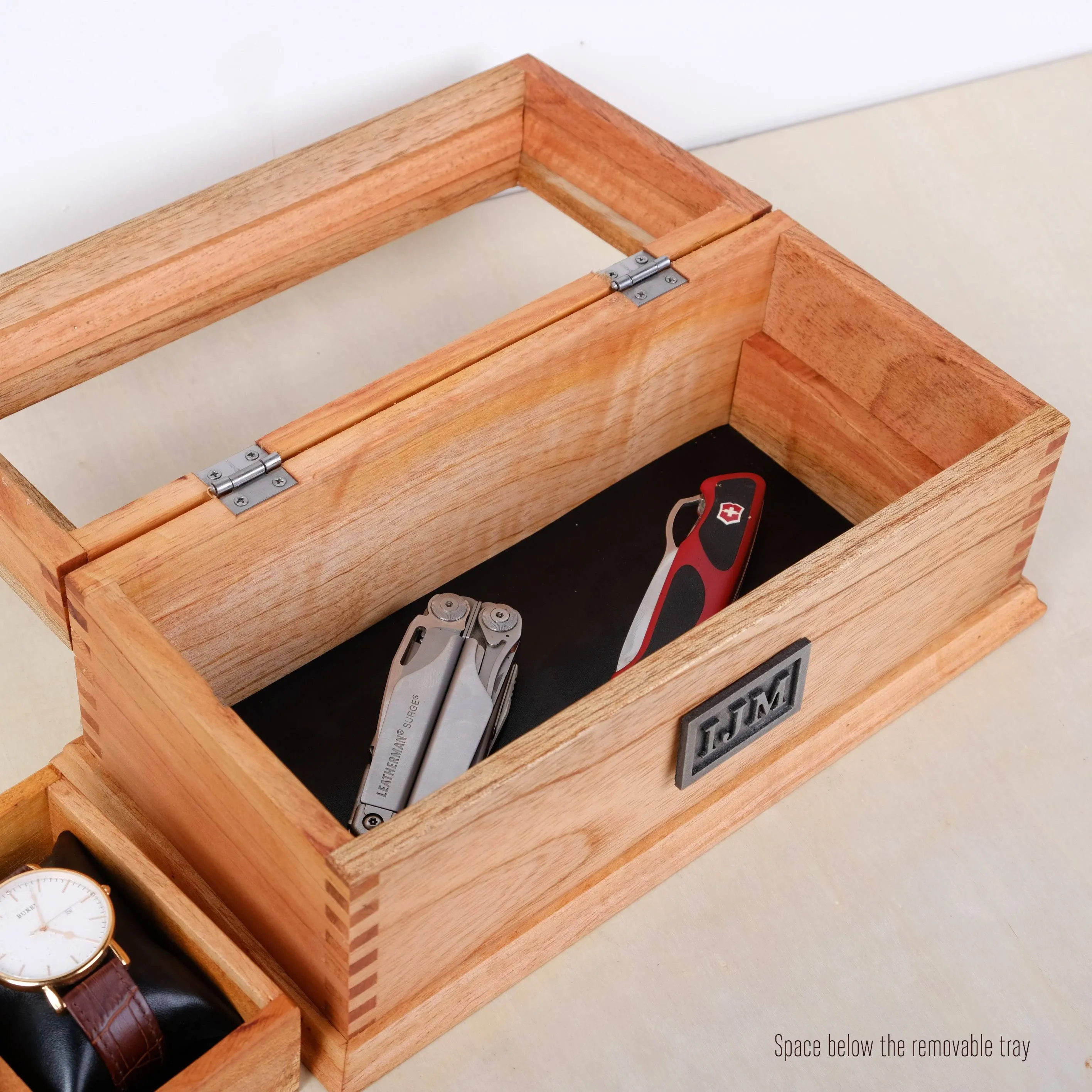 Watch Box N.4 with Secret Compartment - Cedar Wood