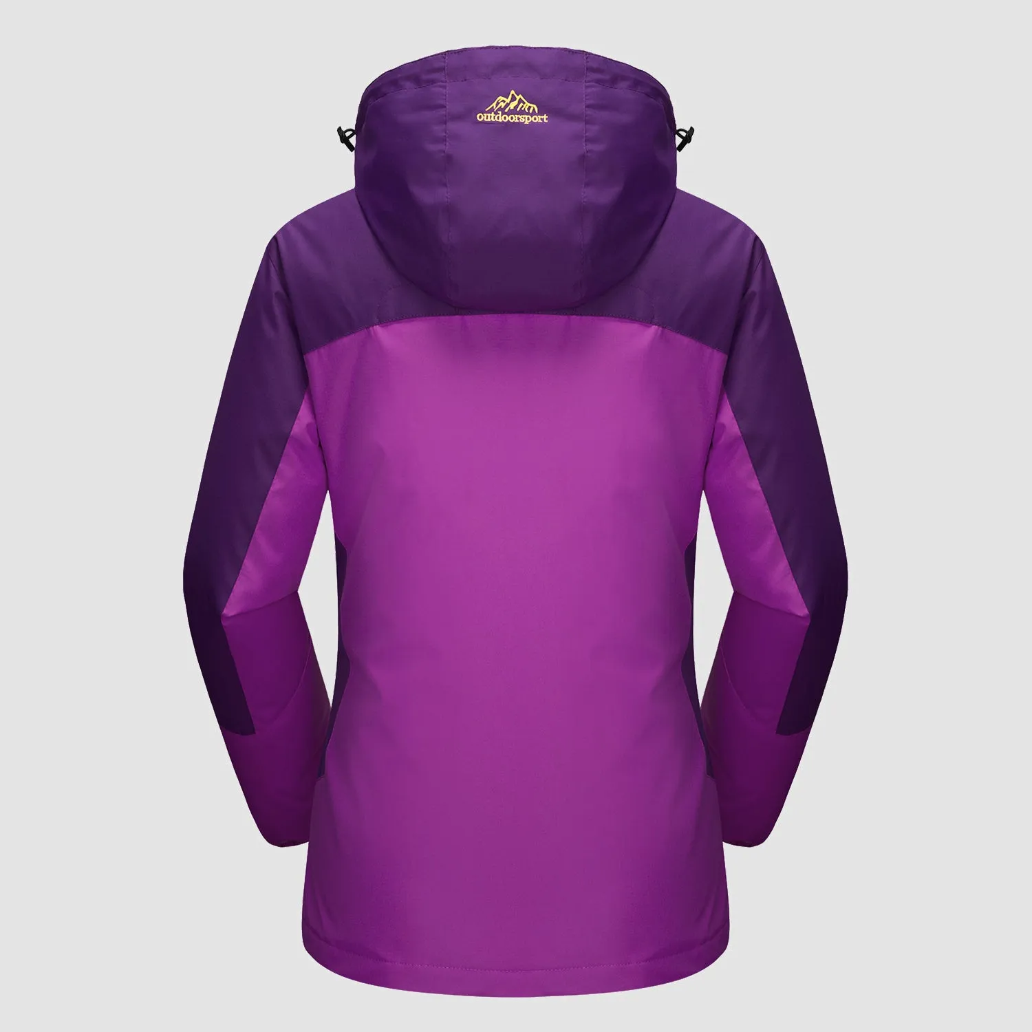 Women's Waterproof 3-in-1 Ski Jacket - Winter Snow Coat with Fleece Liner
