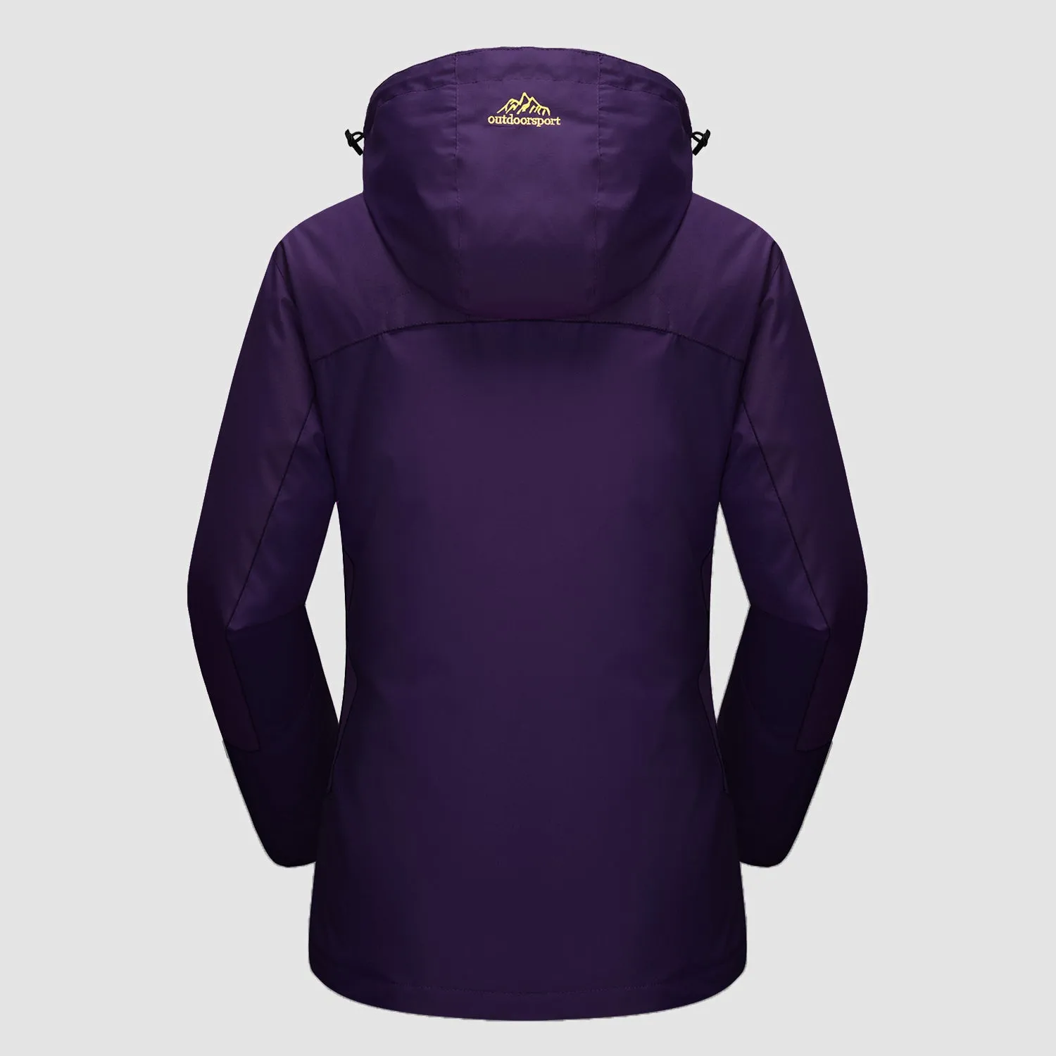 Women's Waterproof 3-in-1 Ski Jacket - Winter Snow Coat with Fleece Liner